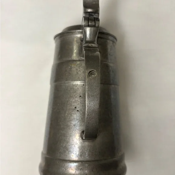 Antique German Kunstauktionshaus Günter Pewter Lidded Tankard. - Picture 8 of 11
